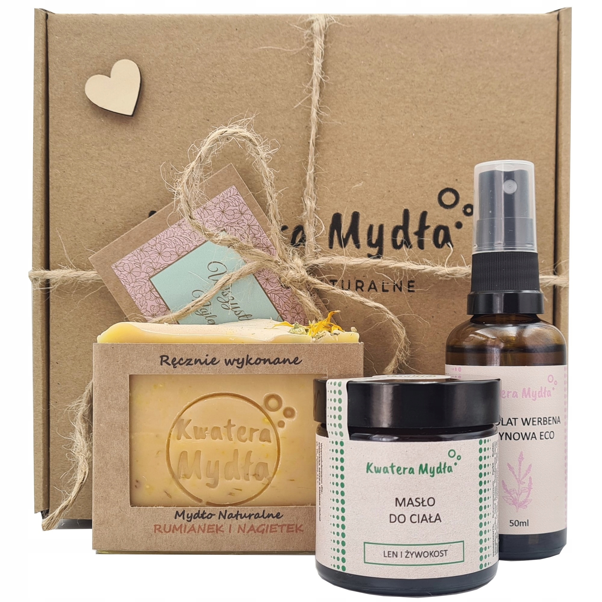 Zestaw Kosmetyków Naturalnych Do Ciała Masło Mydło Naturalne Ręczna Robota