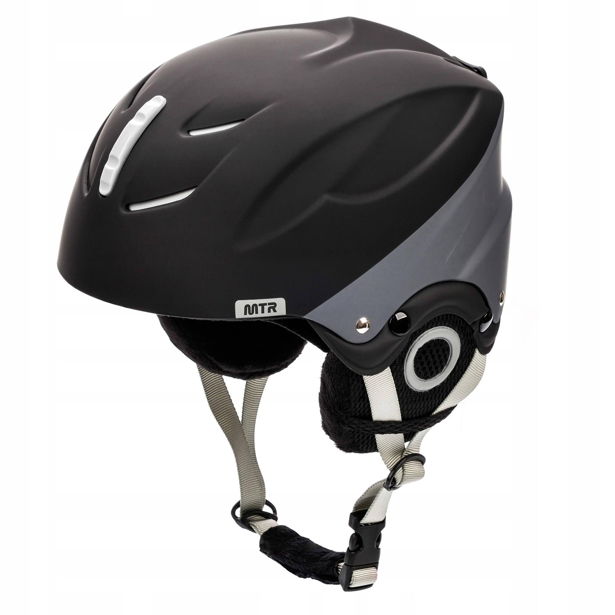 Lekki Kask Narciarski Regulowany Snowboard Lumi Matowy Meteor S 53-55