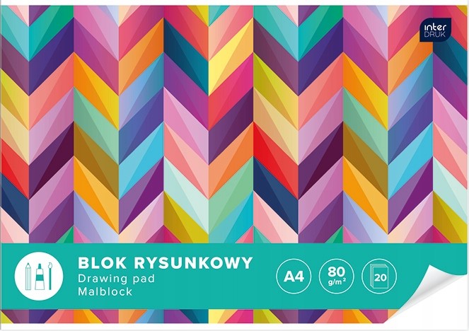 

Blok rysunkowy A4 80G Interdruk