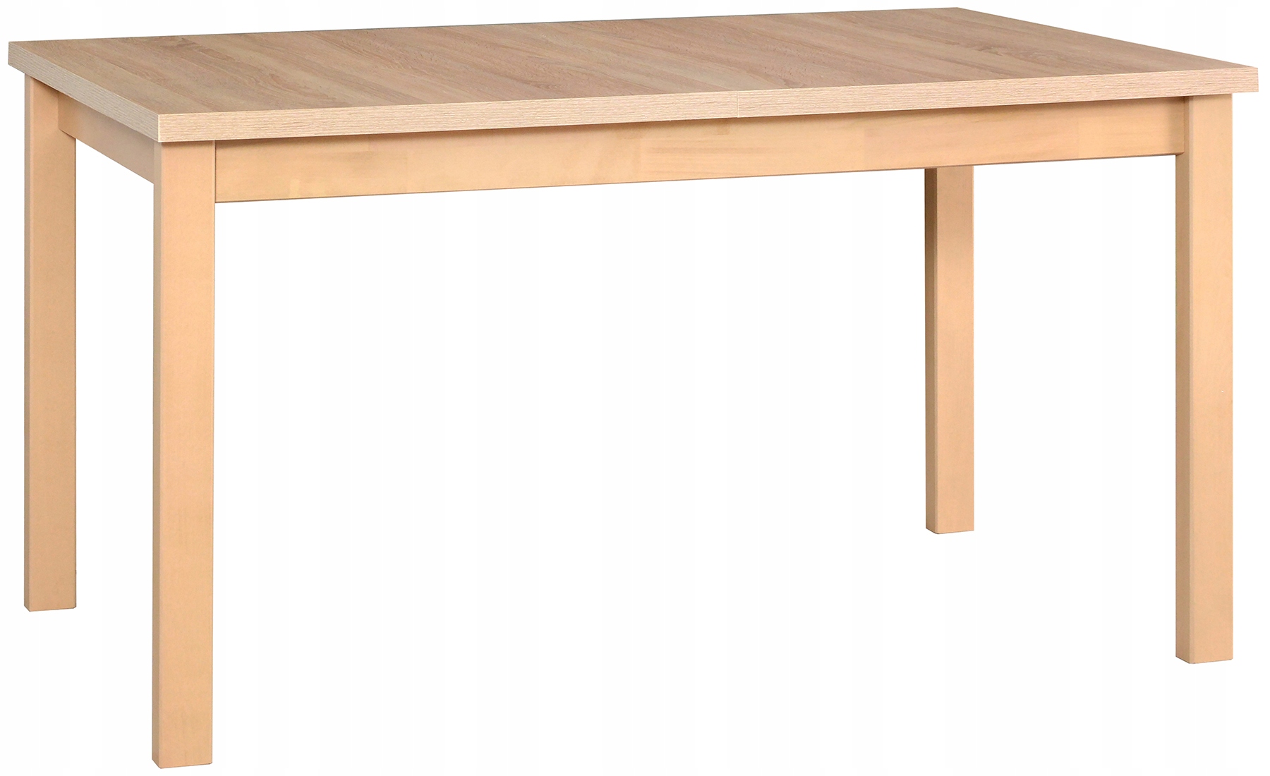 Dřevěný rozkládací jídelní stůl Moized 140-180x80 cm dub sonoma