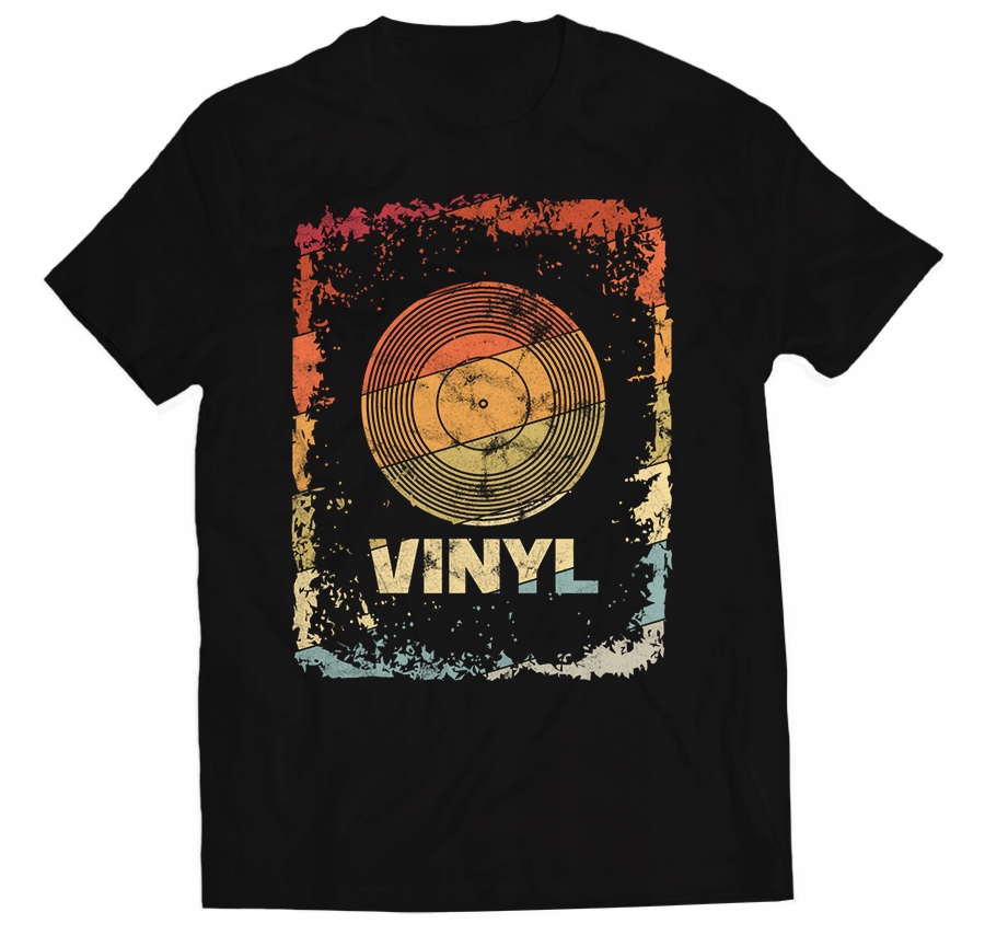 

Koszulka Dla Muzyka Tshirt Płyta Winylowa L