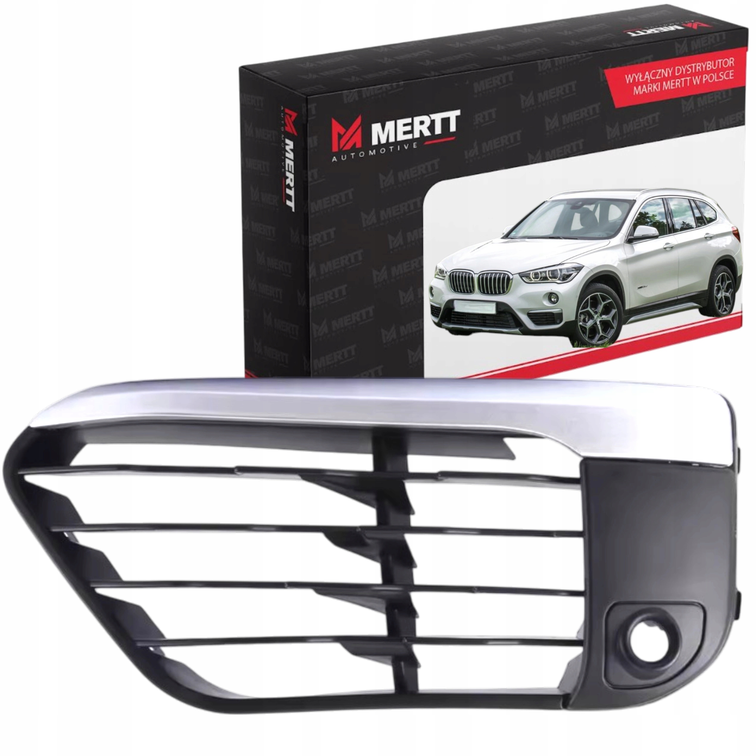 Bmw F48 Atrapa Mřížka Krytka Nárazníku Levá Stříbrná Pdc 51117453987