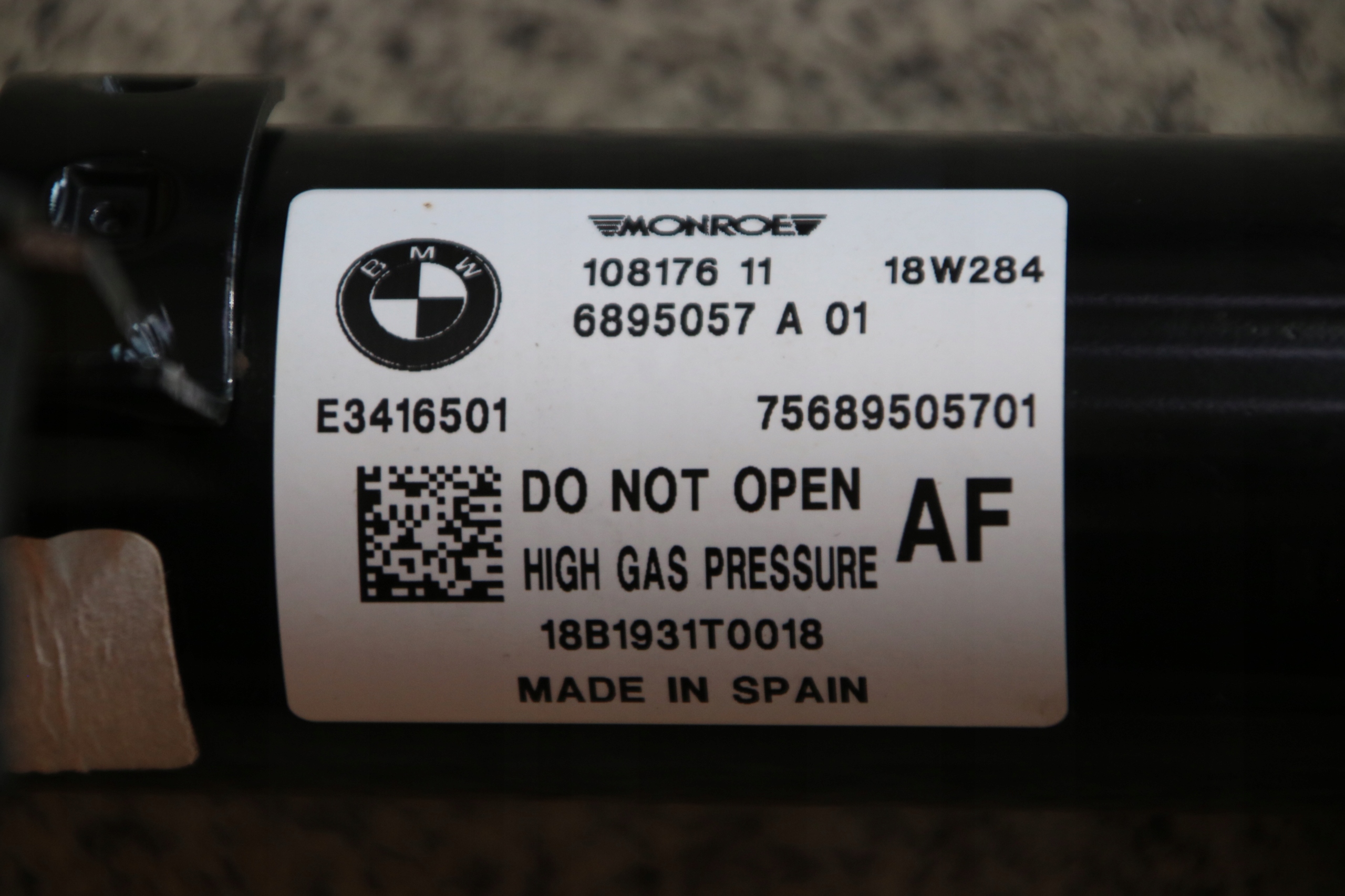 BMW G20 shock absorber right left rear part rear VDC 6895057 6 km !!!