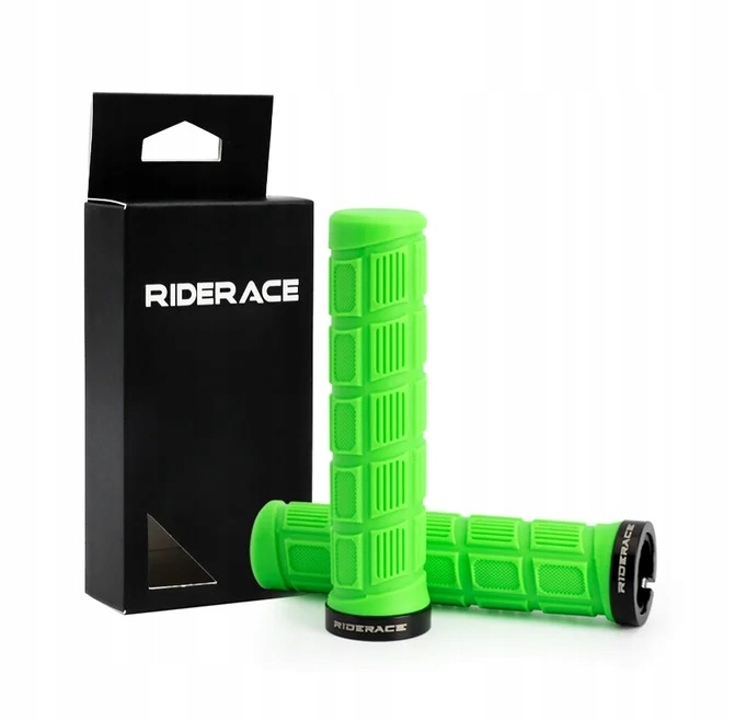 CHWYTY KIEROWNICY RIDERACE TPR SKRĘCANE ALUMINIOWYMI PIERŚCIENIAMI JAS. ZIE