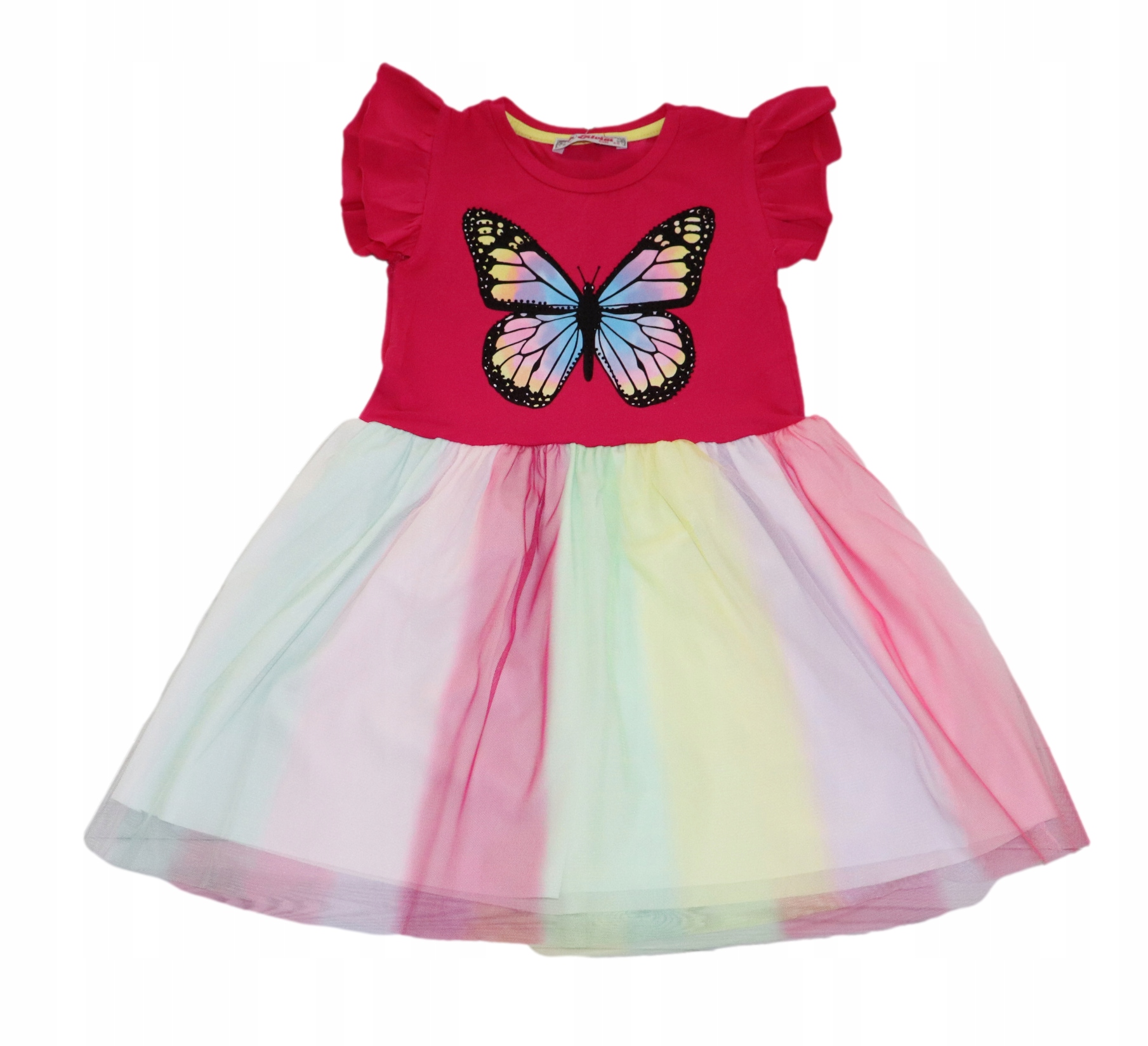 

Sukienka Tęczowa Motyl R 104