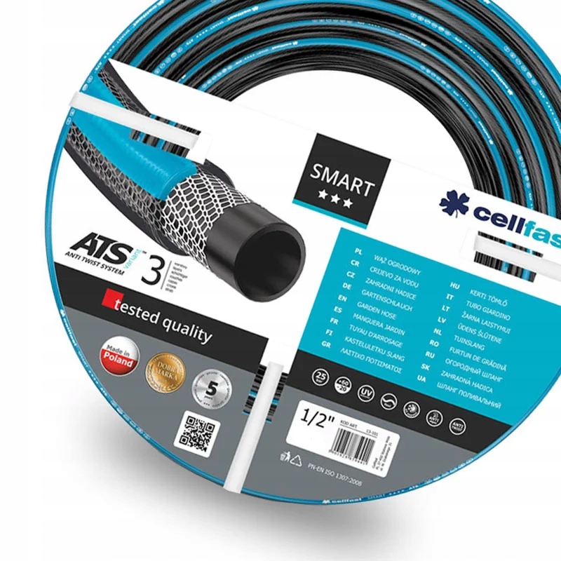 Wąż ogrodowy 1/2" 50m Cellfast Smart Ats