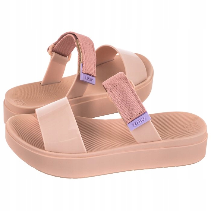 

Buty Damskie Klapki Zaxy Step Tam Fem 18166 Beżowe