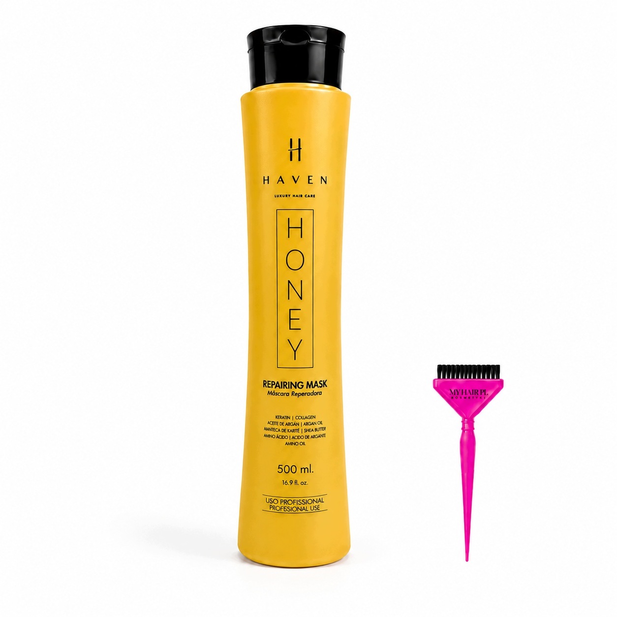 Keratin Na Vlasy Haven Honey 500 ML Botoks Keratin Nanoplastia
