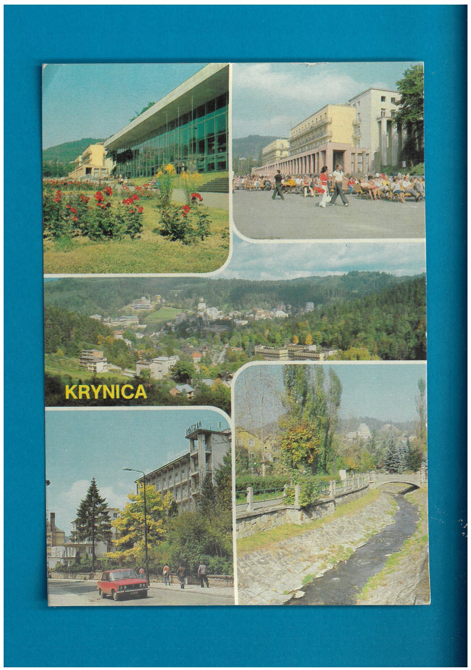 KRYNICA WIELOWIDOKOWA POCZTÓWKA LATA PRL