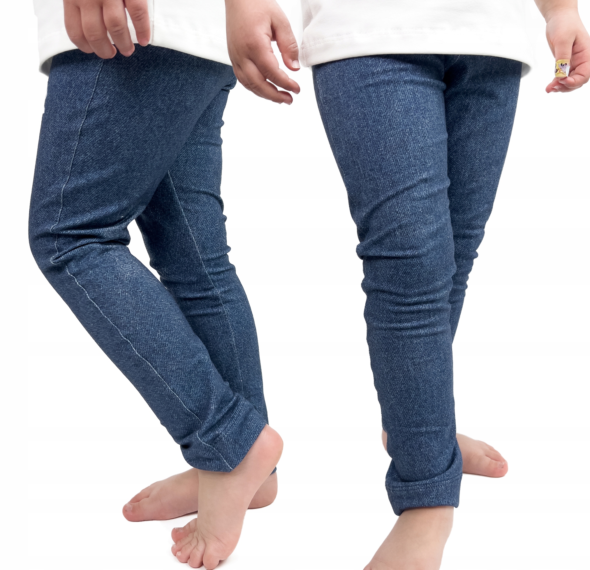 

Tregginsy Legginsy Spodnie 116 Jeans Baya