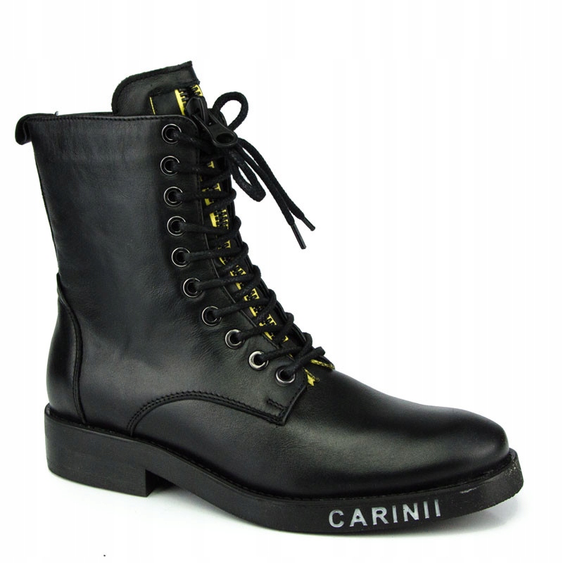 CARINII B5752 WOKERY TRAPERY SKÓRA ŻÓŁTE CZARNE