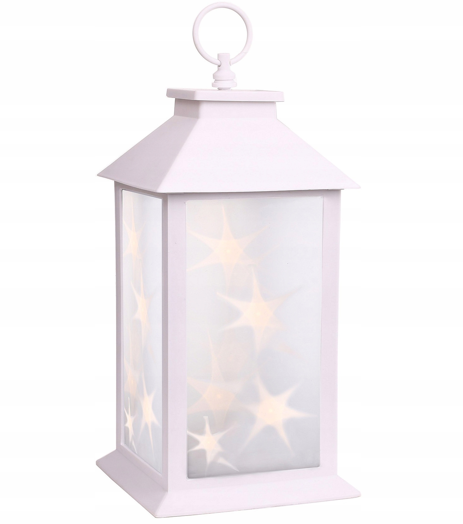 

Latarenka Led Lampion z Gwiazdkami Efekt 3D 27 cm