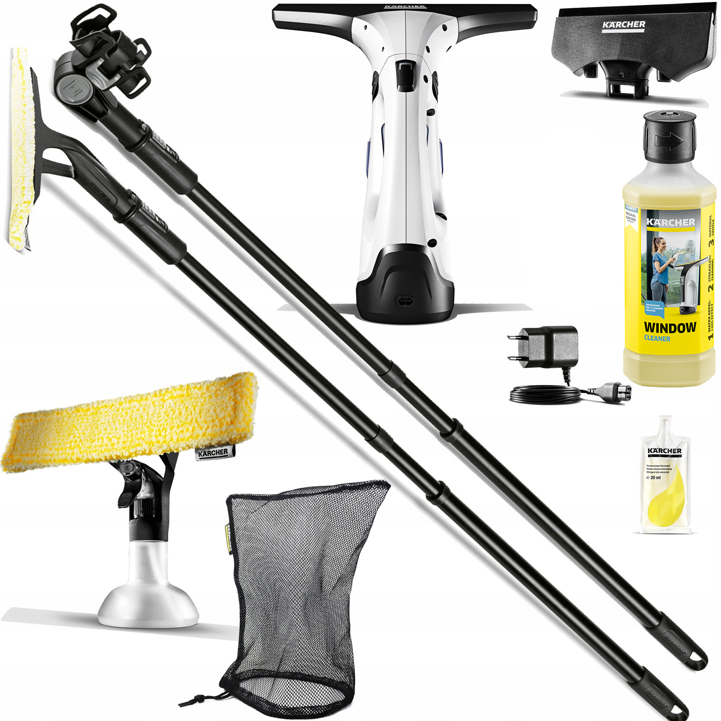 Karcher Wv 2 Plus Čistič Oken Teleskopický Nástavec Pro Vysoká Okna