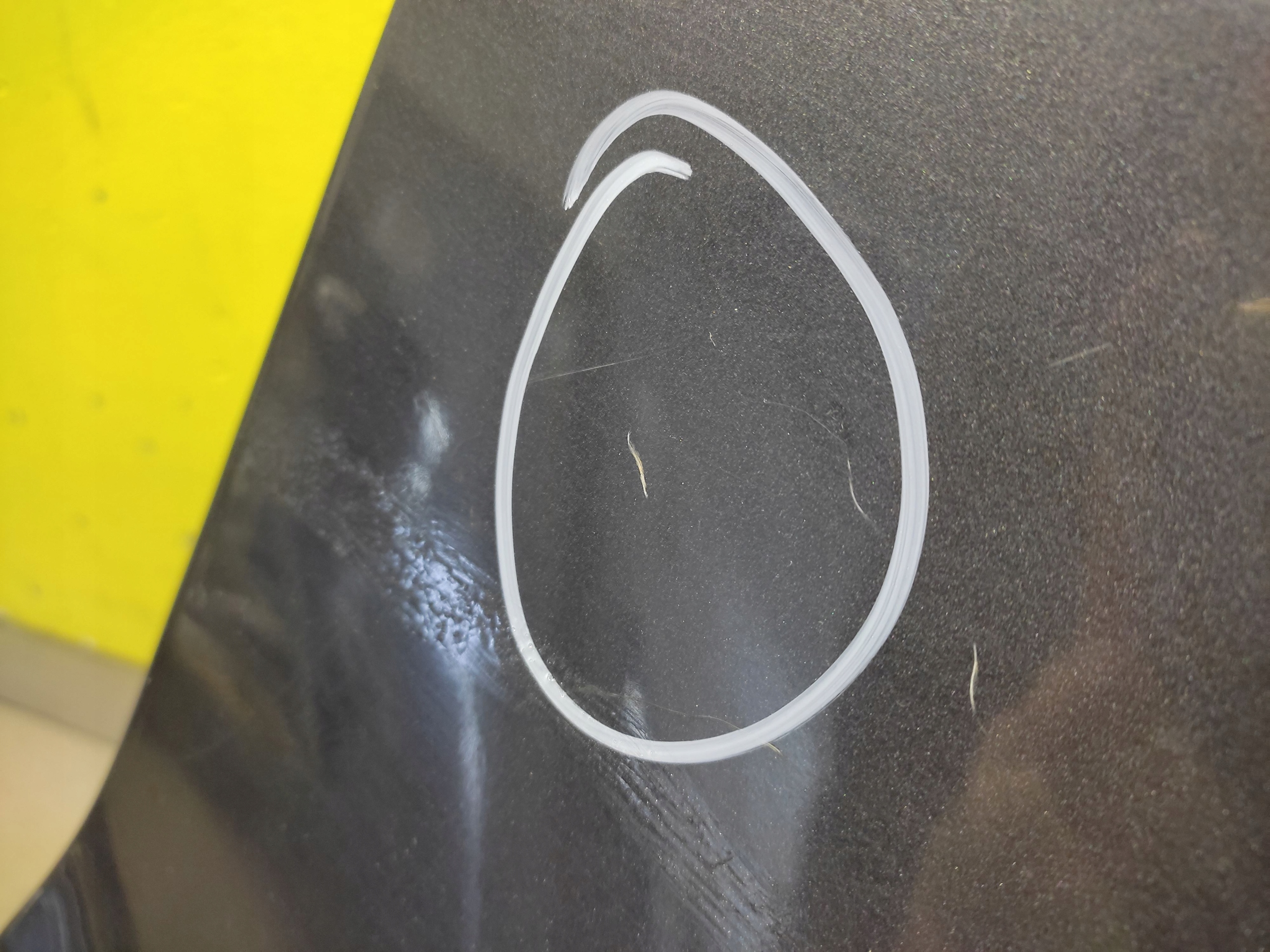 MERCEDES A-class fender right front paint 195