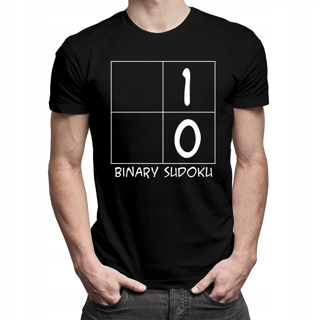 

Binary Sudoku koszulka z nadrukiem dla niego