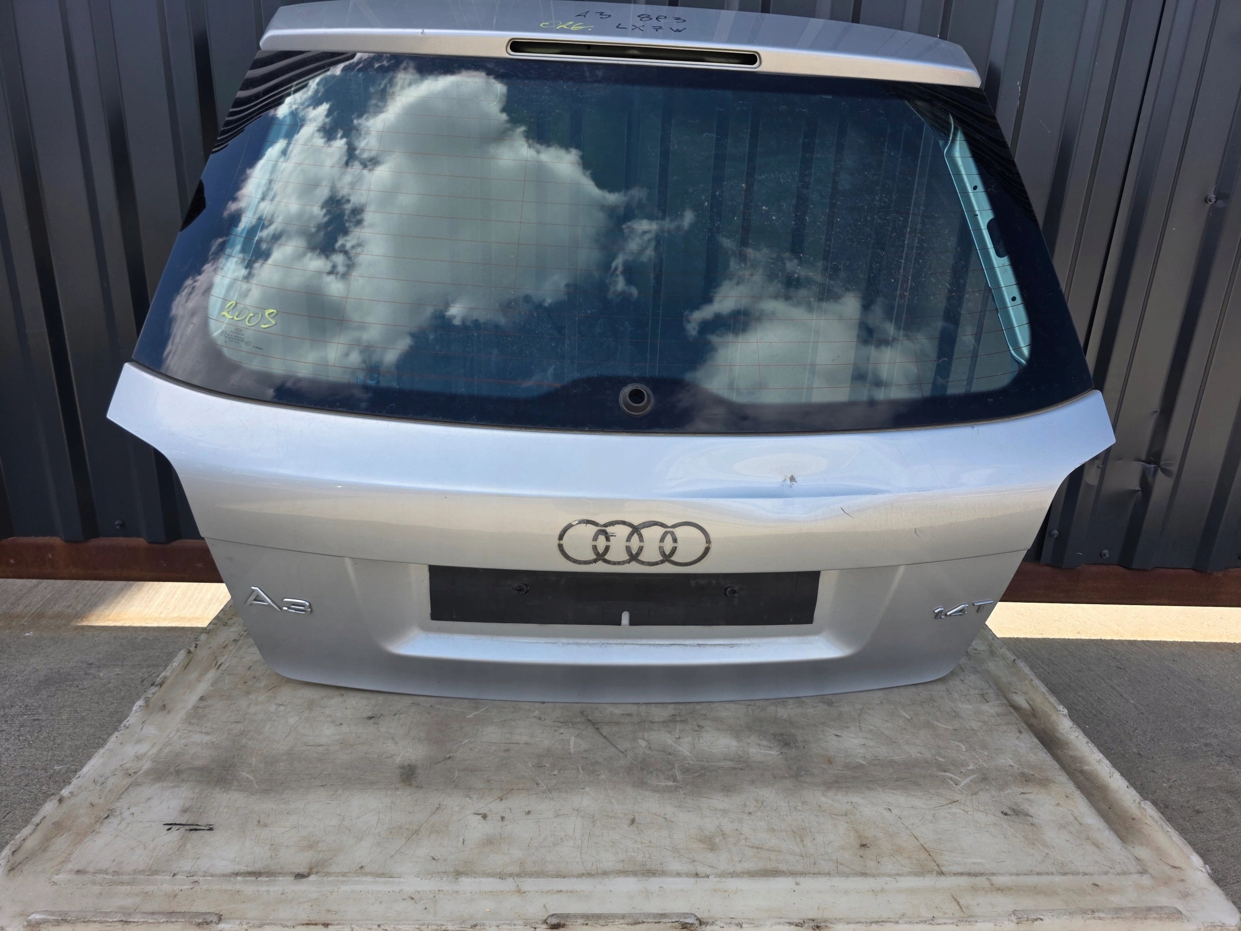 boot door AUDI A3 8P 3-door 2003-2011 without KOROZJI LX7W !!!