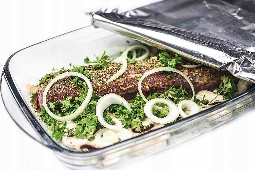 FOLIA ALUMINIOWA spożywcza GRUBA gastronomiczna duża rolka Grubość 12 mikronów