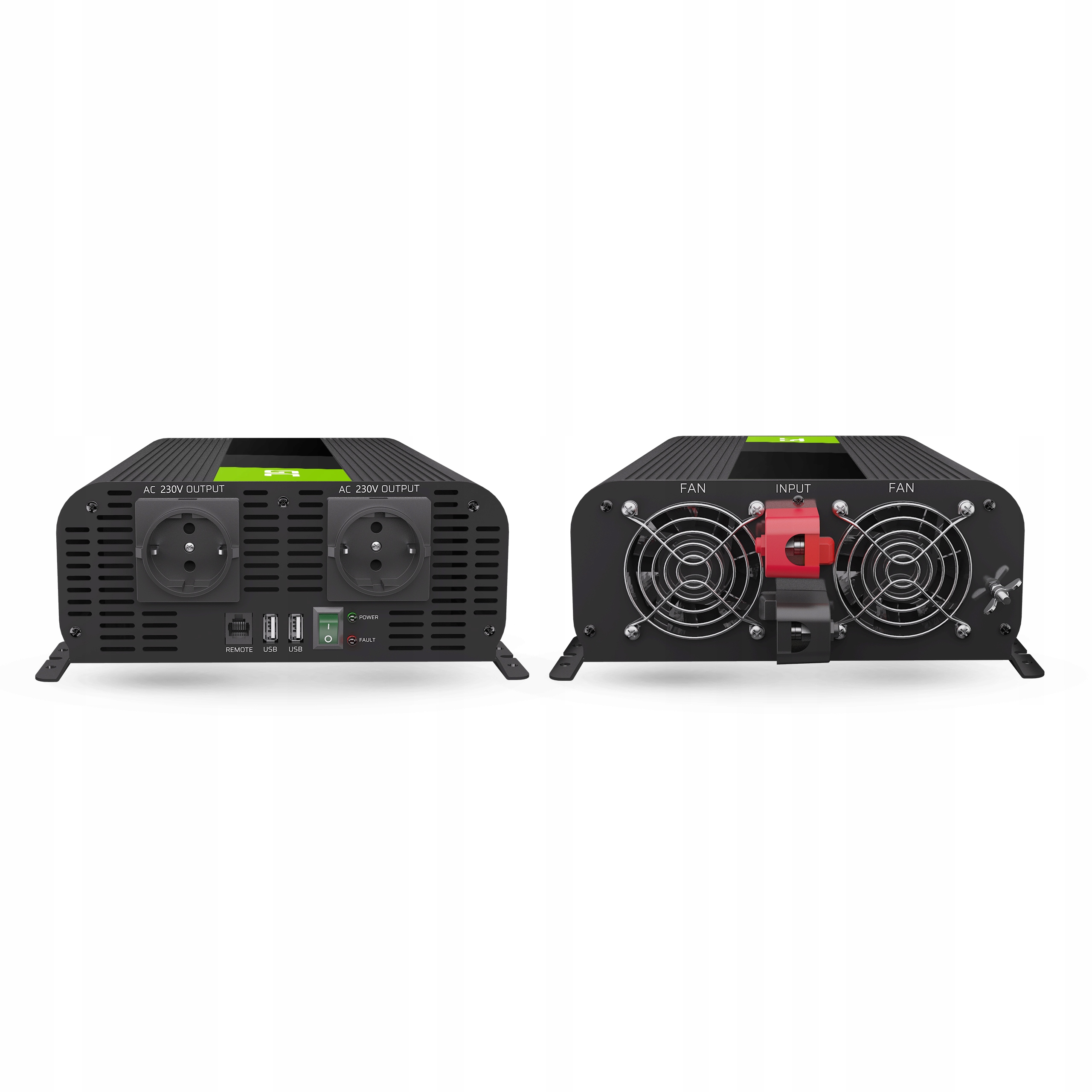 PRZETWORNICA SAMOCHODOWA GC 12V 230V 4000W SINUS Input voltage 12 V