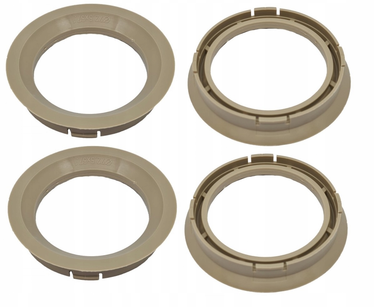 Středicí kroužky na ráfky 72.5x57.1 Vw 4ks R-System