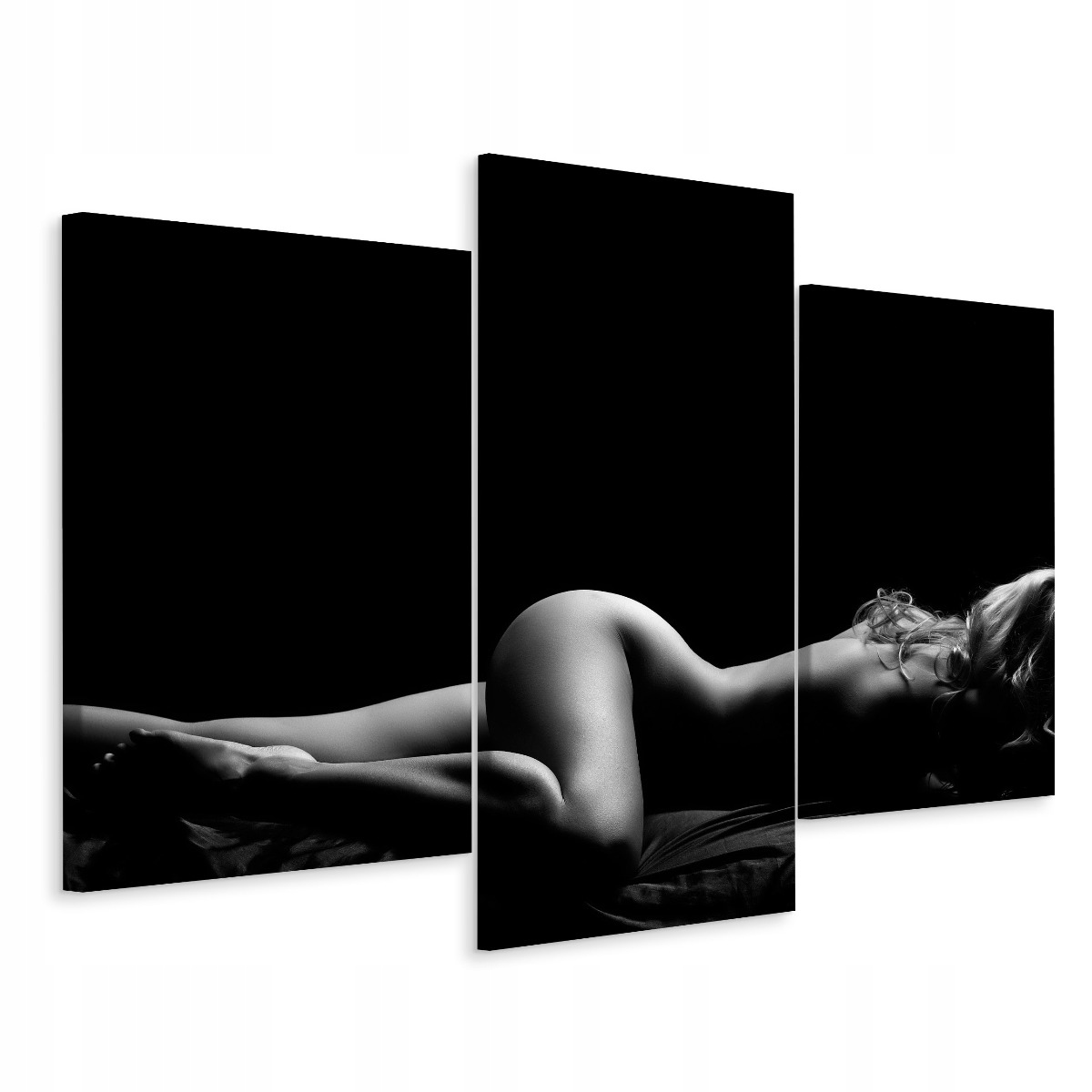 

Obraz 3-Częściowy Zmysłowy Portret Akt 3D 150x100