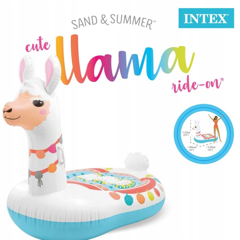 MATERAC ZWIERZAK DO PŁYWANIA LAMA INTEX 57564 ALPA