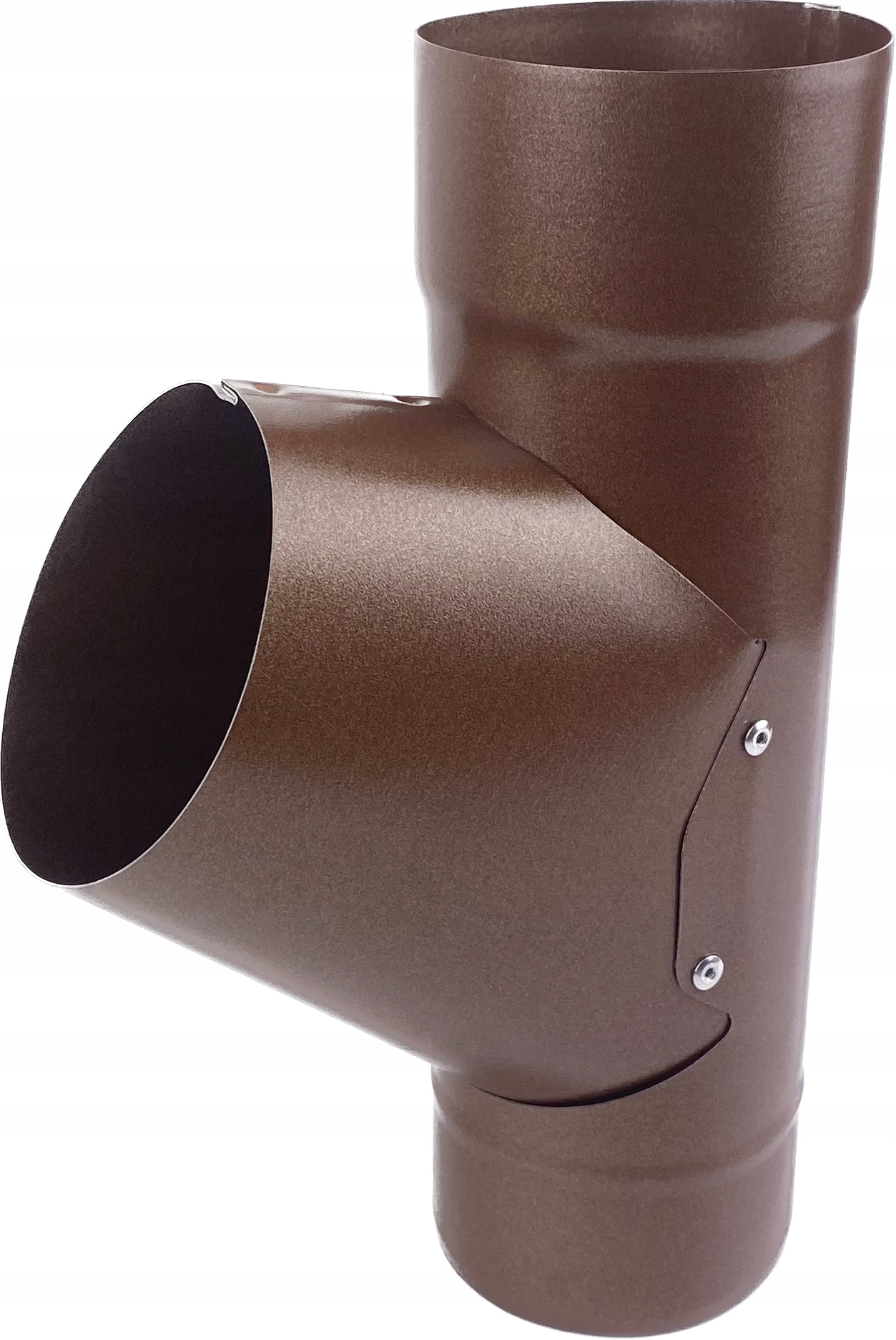 T-rozdělovač 60° pro odtokové trubky 90 mm Galeco Ocel Metalic měděná Ral 8007