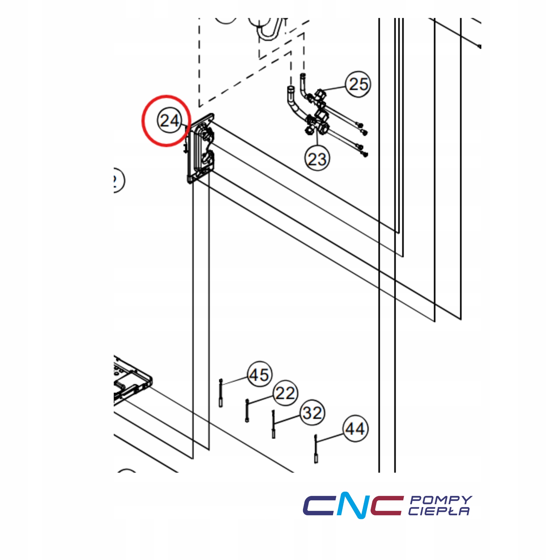 Panasonic CWH351228 – HOLDER-COUPLING (uchwyt sprzęgający) oryginalna część