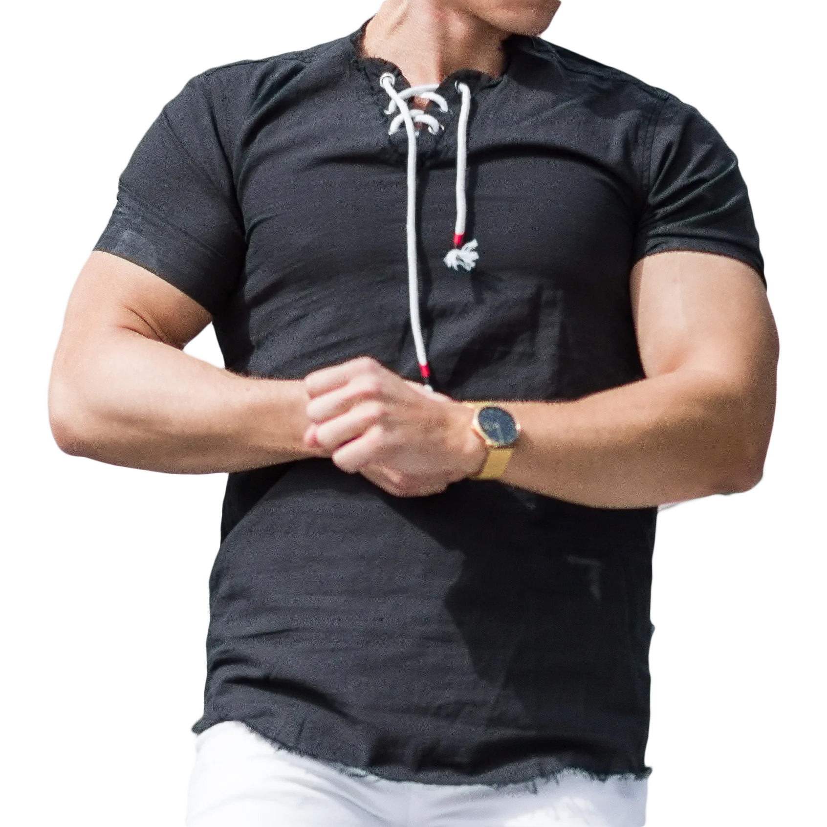 

Koszula Męska Codzienna Casual Przewiewna Len