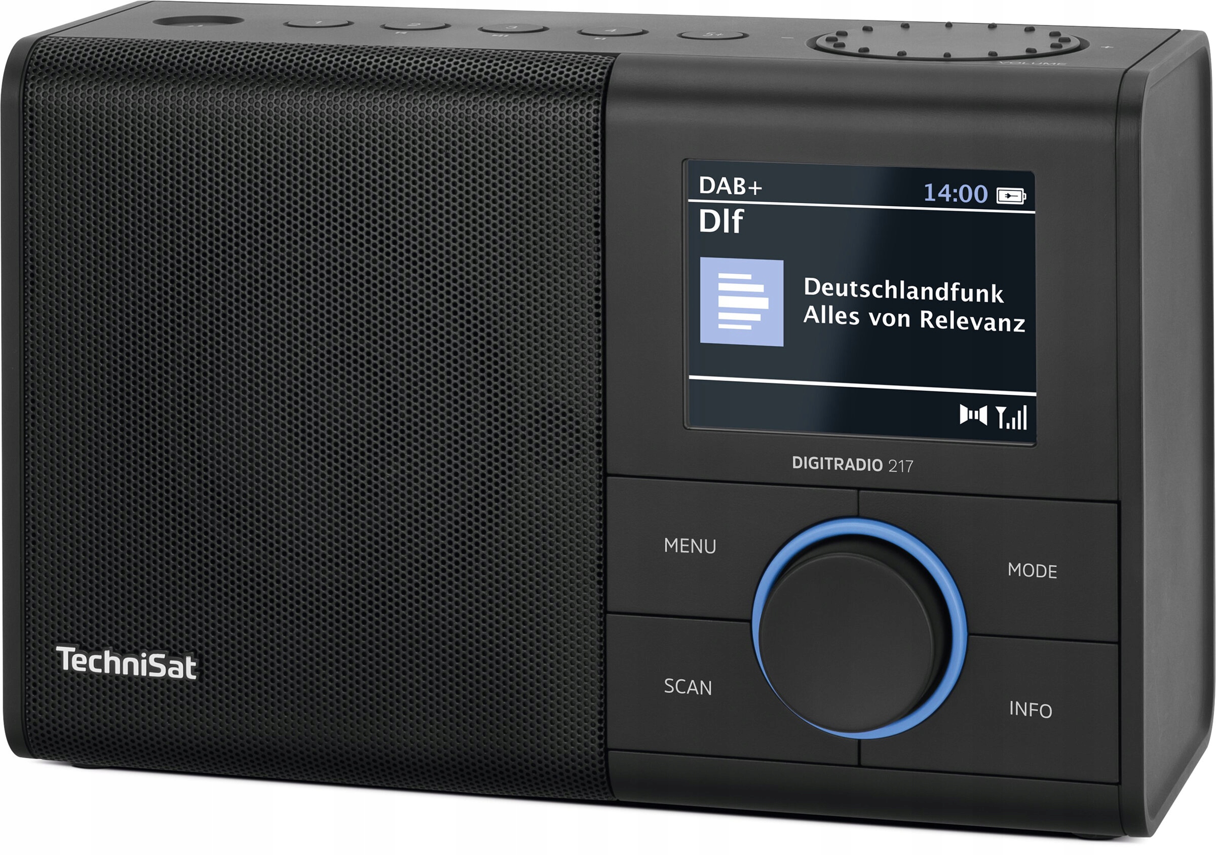 Síťové a bateriové rádio Dab+, Fm TechniSat Digitradio 217