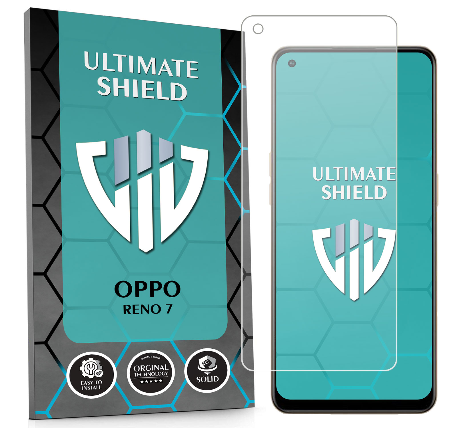 Sklo 3x Displej 7x Fotoaparát Rychlý Objektiv Pro Oppo Reno 7 Kvalita