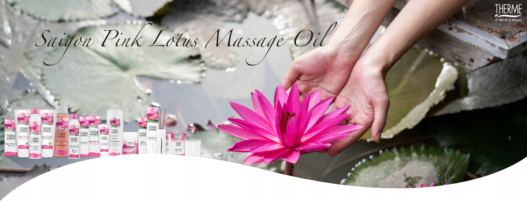 THERME SAIGON PINK LOTUS OLEJEK DO MASAŻU 200ml Wielkość Produkt pełnowymiarowy