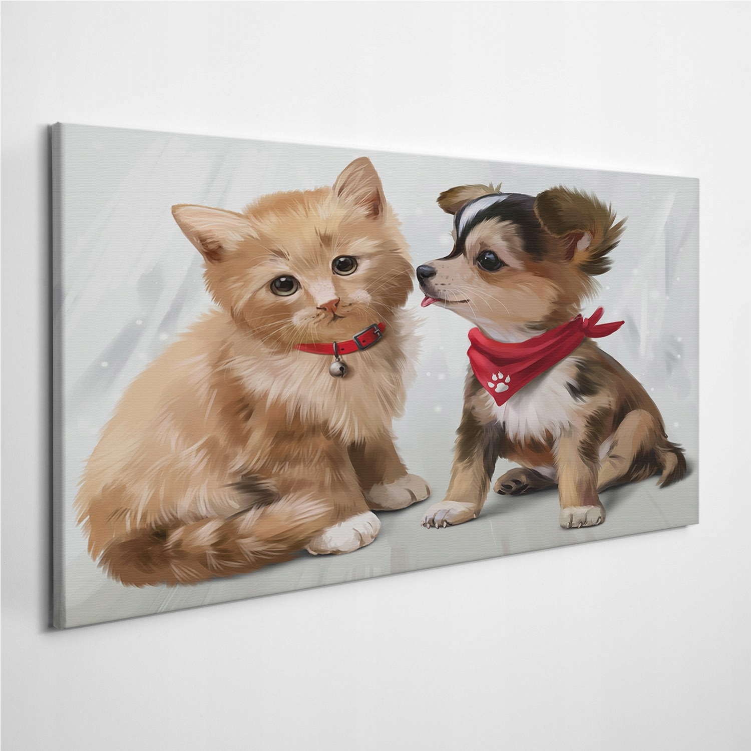 

Foto-obraz na płótnie Zwierzęta Koty Psy 100x50 cm