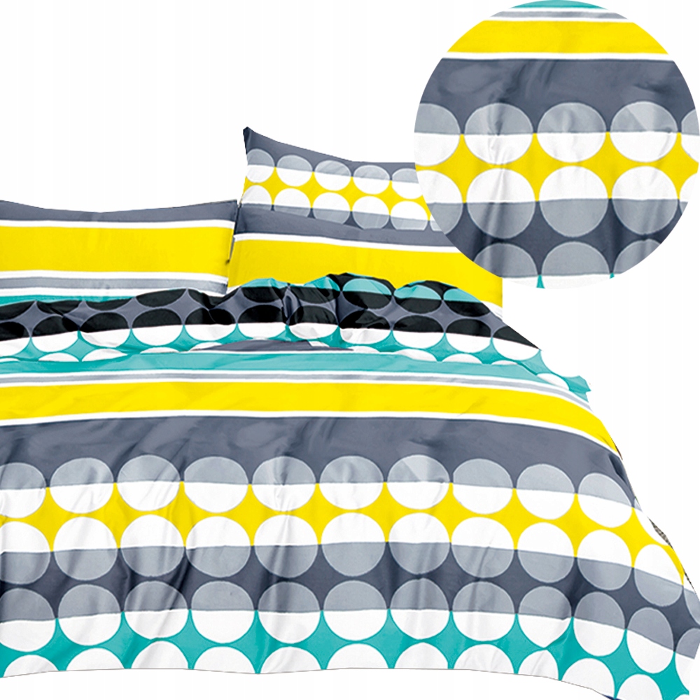 KOMPLET POŚCIELI MIKROWŁÓKNO 160x200 NA KOŁDRĘ Z PRZEŚCIERADŁEM