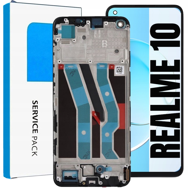 Displej Pro Realme 10 4G RMX3630 Originální Obrazovka Rámeček