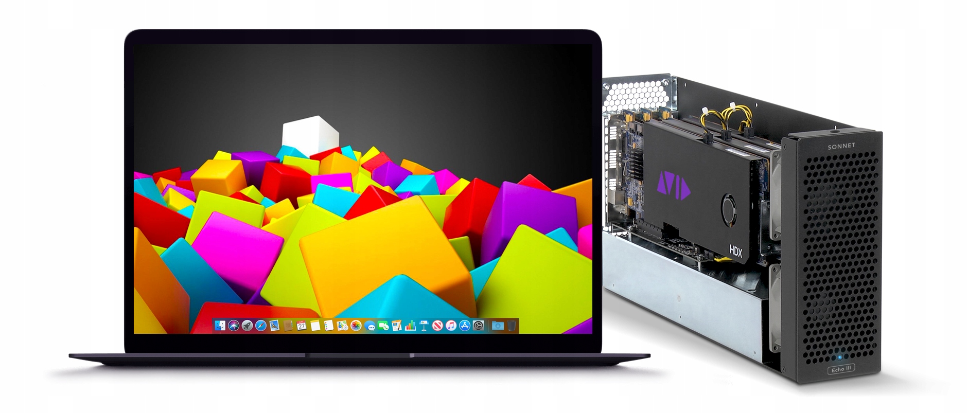 Sonnet Echo III Desktop Box pro 3xFull PCIe až TB3