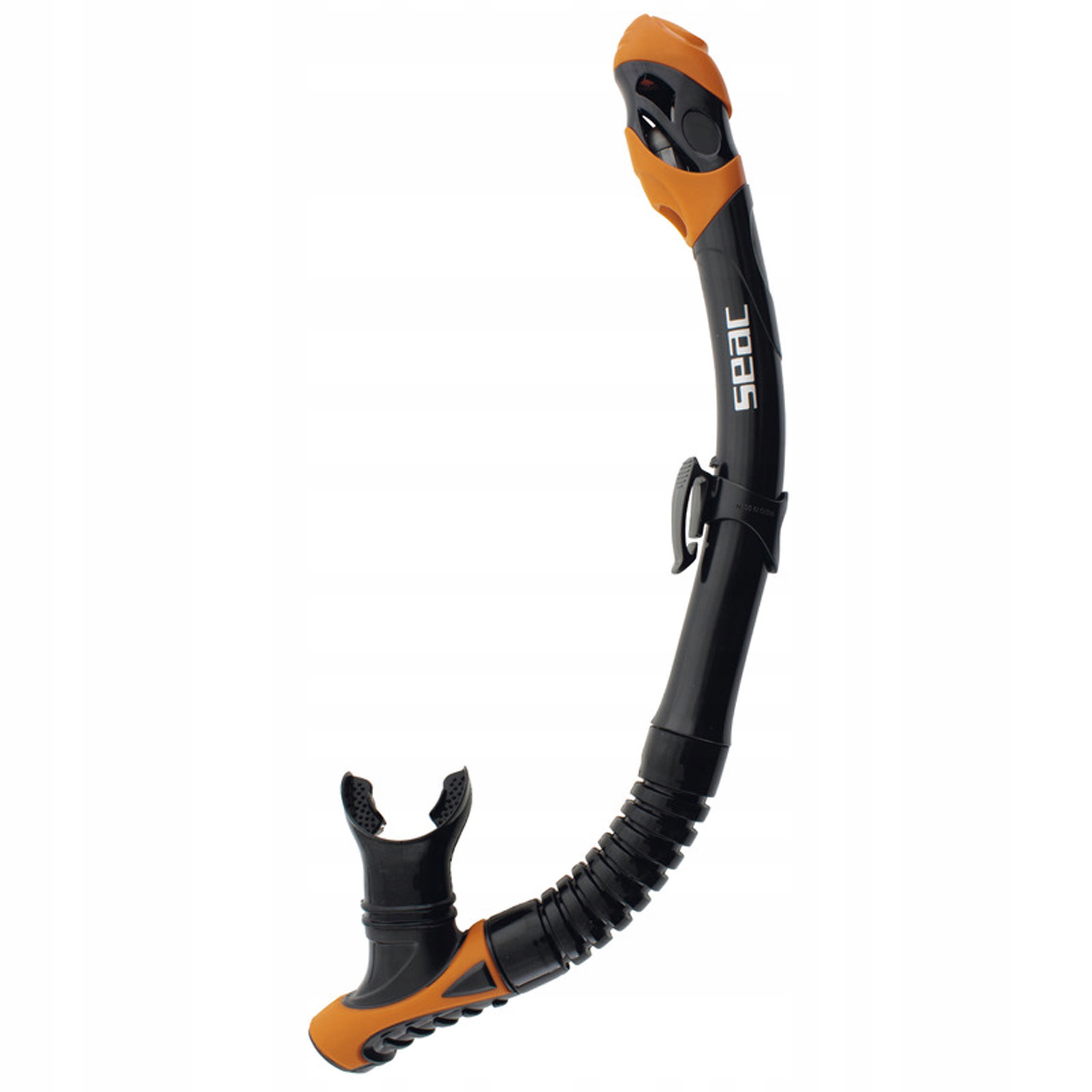 Fajka Seac Reverse Dry Snorkel černo oranžová