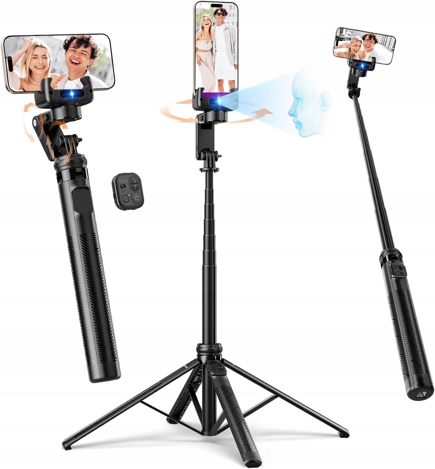Rollei Easy Creator Gimbal Ai Tracking Selfie Stick Stativ pro telefon