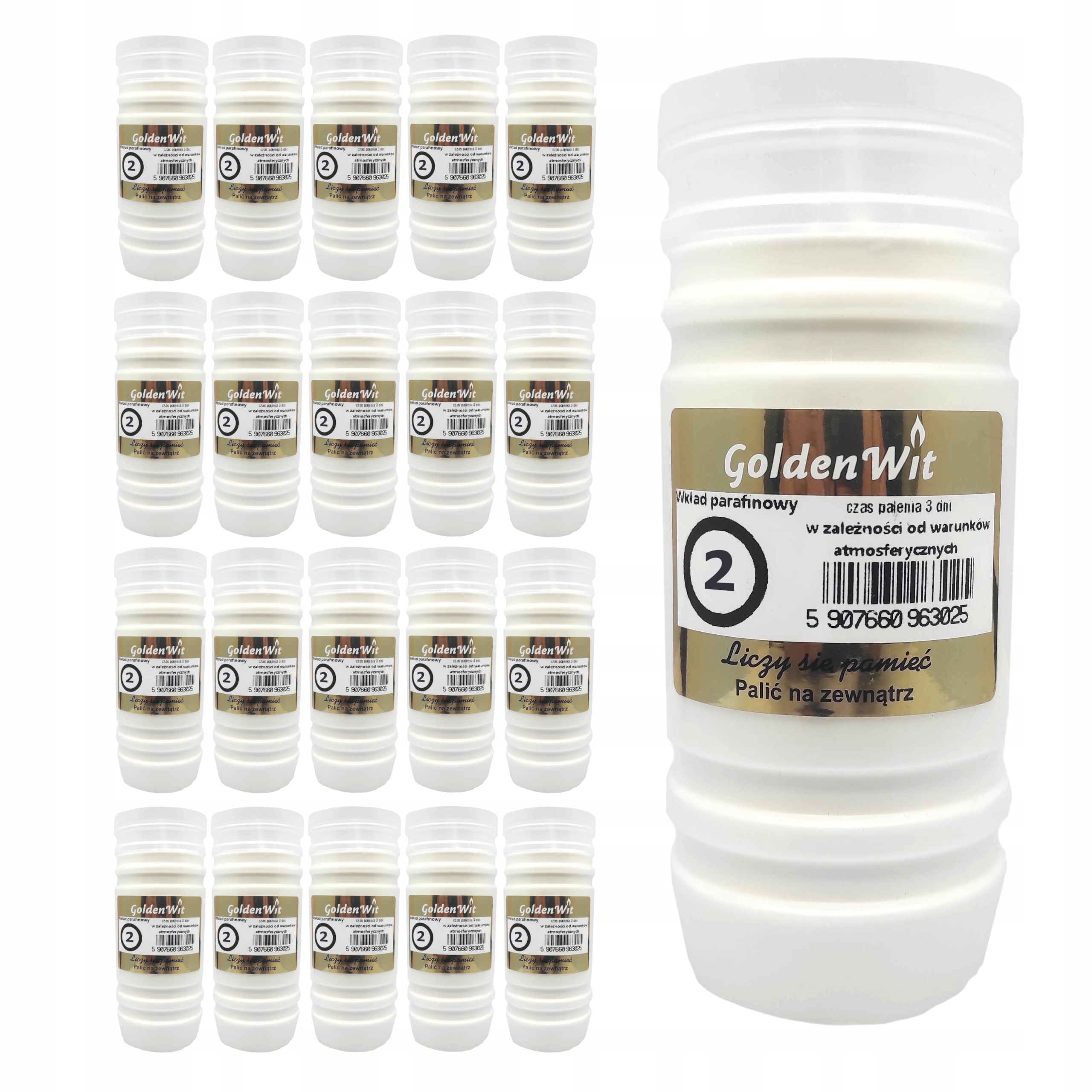 

Wkłady Do Zniczy 2 Dni 11CM Goldenwit