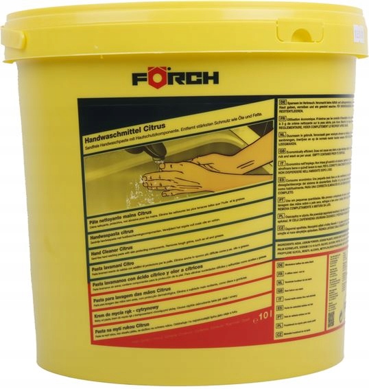 

Forch Citrus Pasta Do Mycia Rąk Bhp Cytrynowa 10L