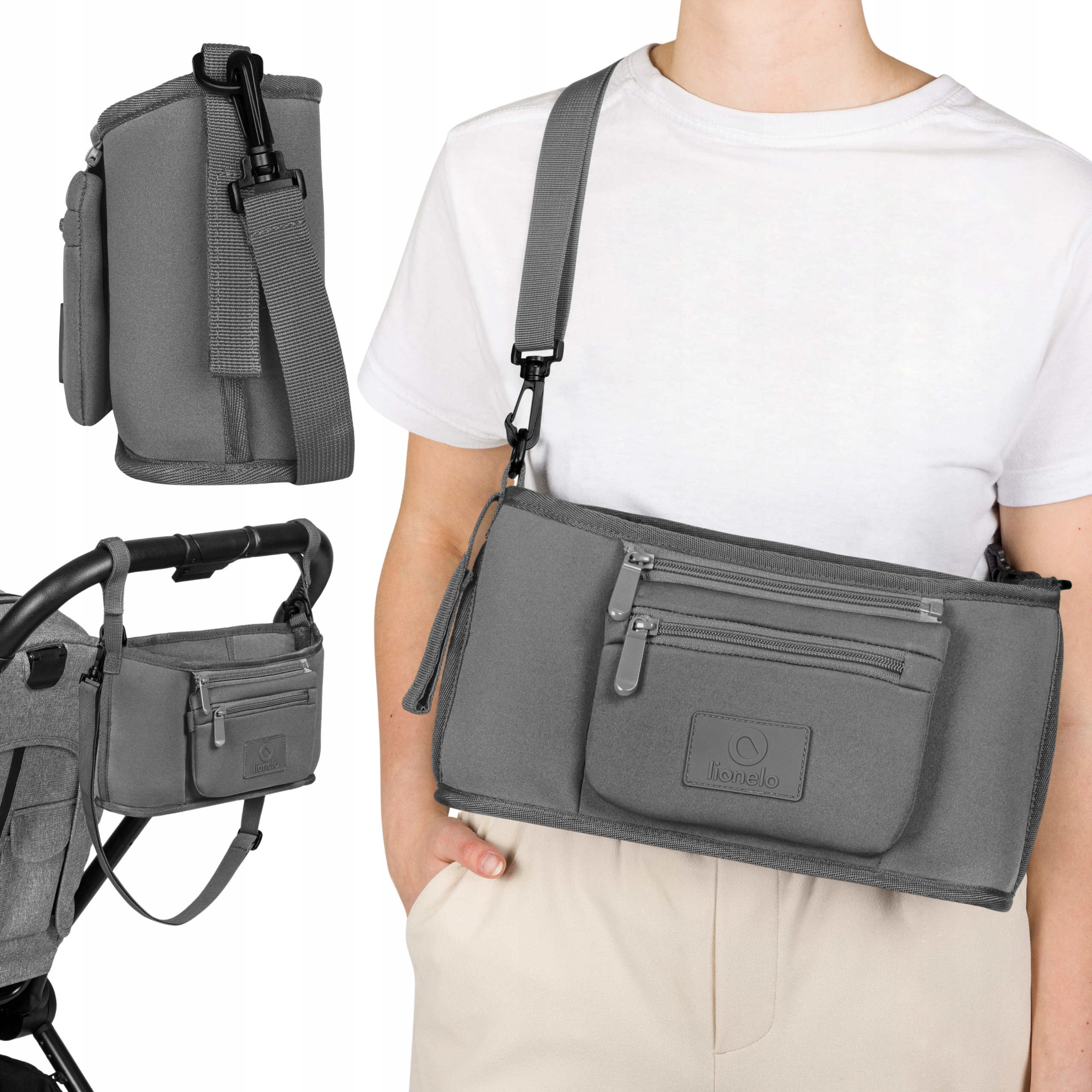 ORGANIZER TORBA DO WÓZKA LIONELO LITTLE CUBE