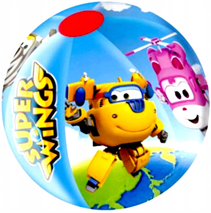 SUPER WINGS Dmuchana Piłka plażowa 40 cm