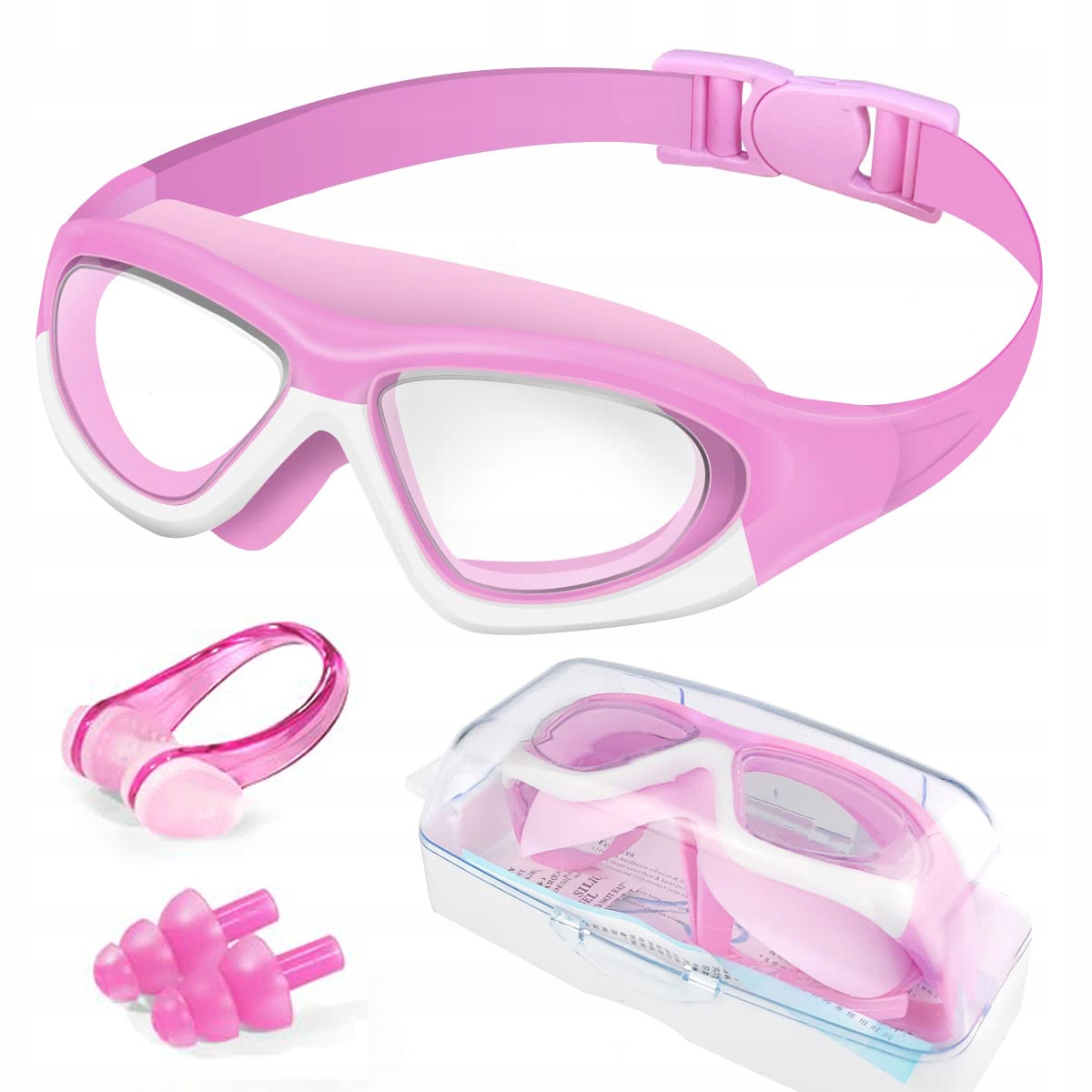 ПЛАВАТЕЛЬНЫЕ ОЧКИ ДЛЯ ПЛАВАНИЯ, ПЛАВАТЕЛЬНЫЕ ОЧКИ, ЛЕГКАЯ ЗАСТЕЖКА, АНТИ-ТУМАН, ДЕТИ