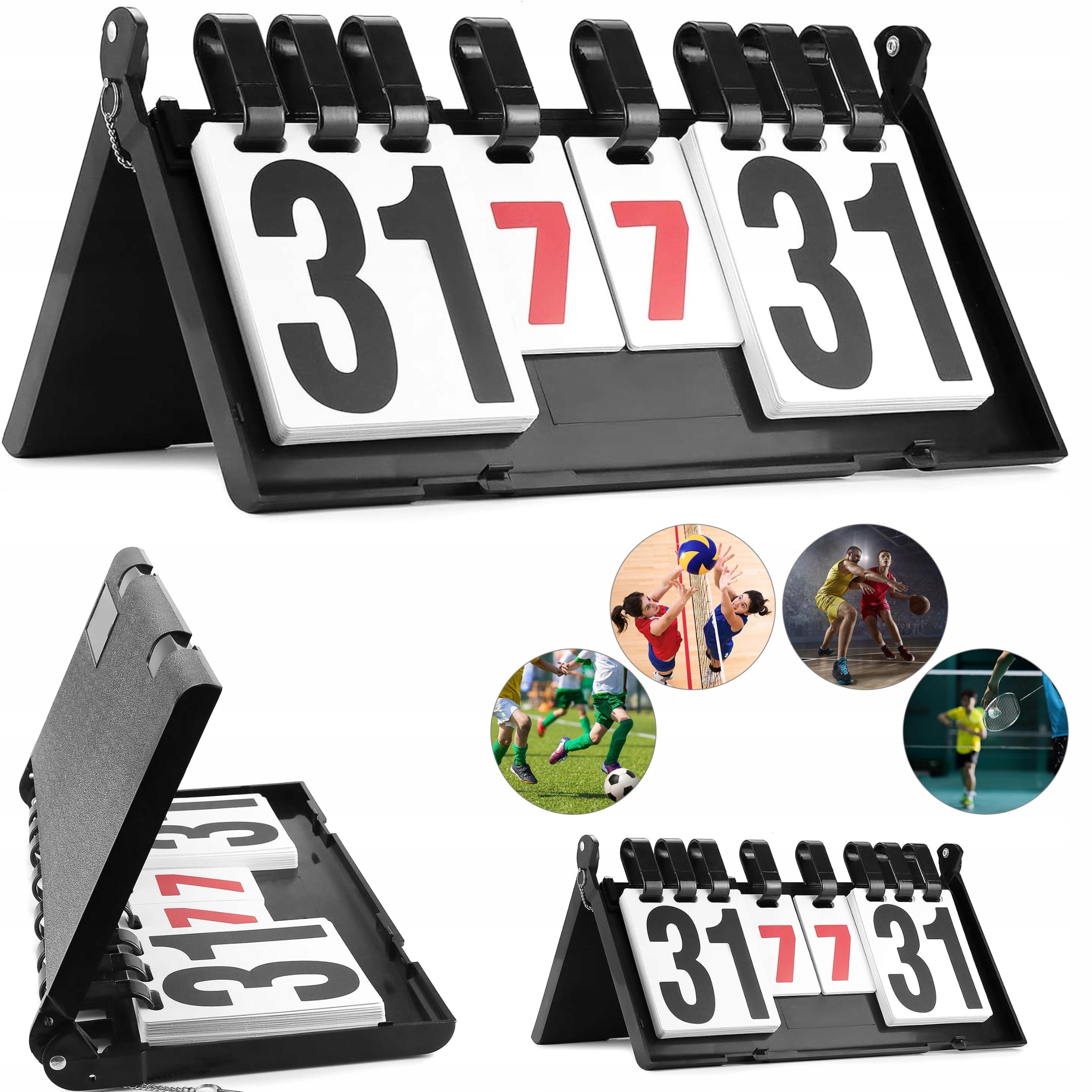 Tablica Wyników Scoreboard Przenośne Liczydło Do Gier Numerator Karty 39x21