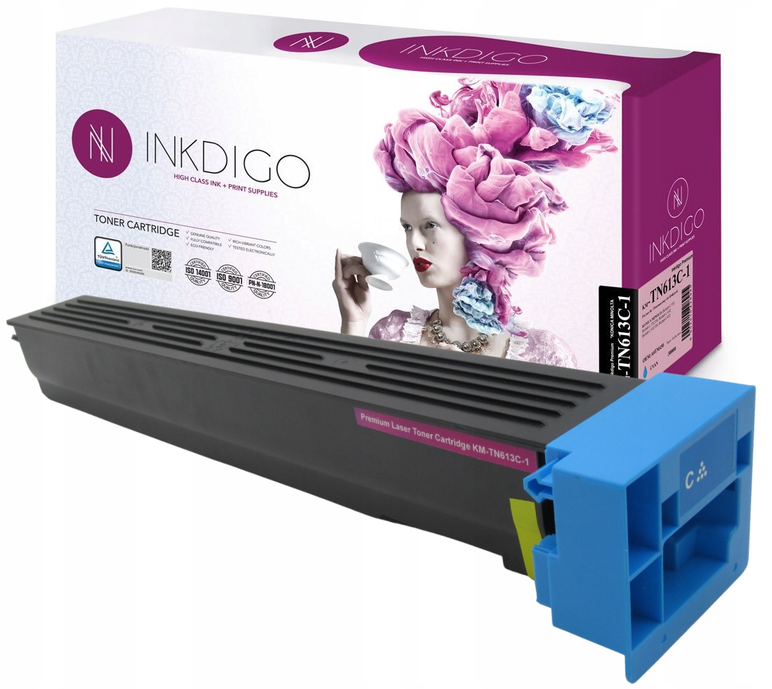 Toner Konica Minolta Bizhub C552 C652 TN613C (Azurový)