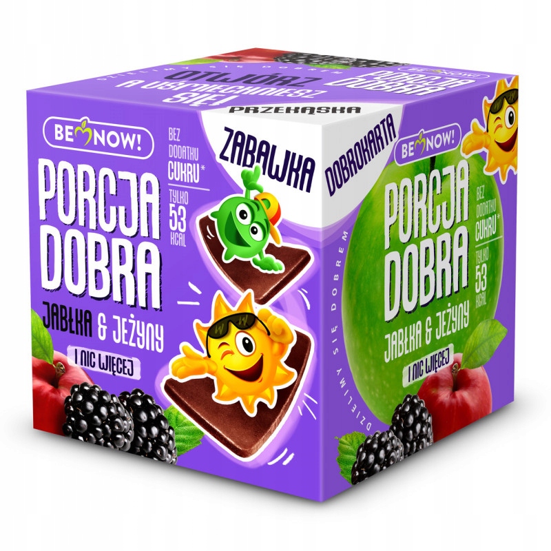 Levně 5 x Porcja Dobra Jablko-ostružina Kostka s překvapením