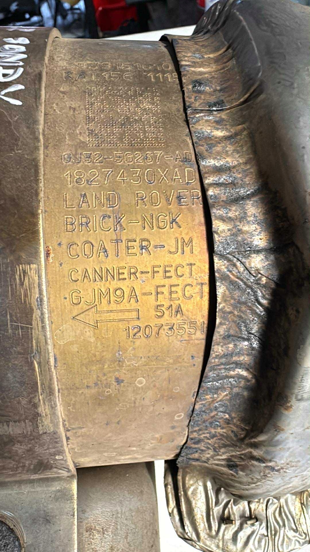 LAND ROVER RANGE ROVER EVOQUE DISCOVERY 2.0 D catalyst GJ32-5G267-AD
