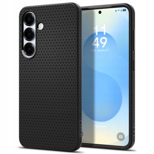 Spigen nakładka Liquid Air do Samsung S25 Matowa Czarna