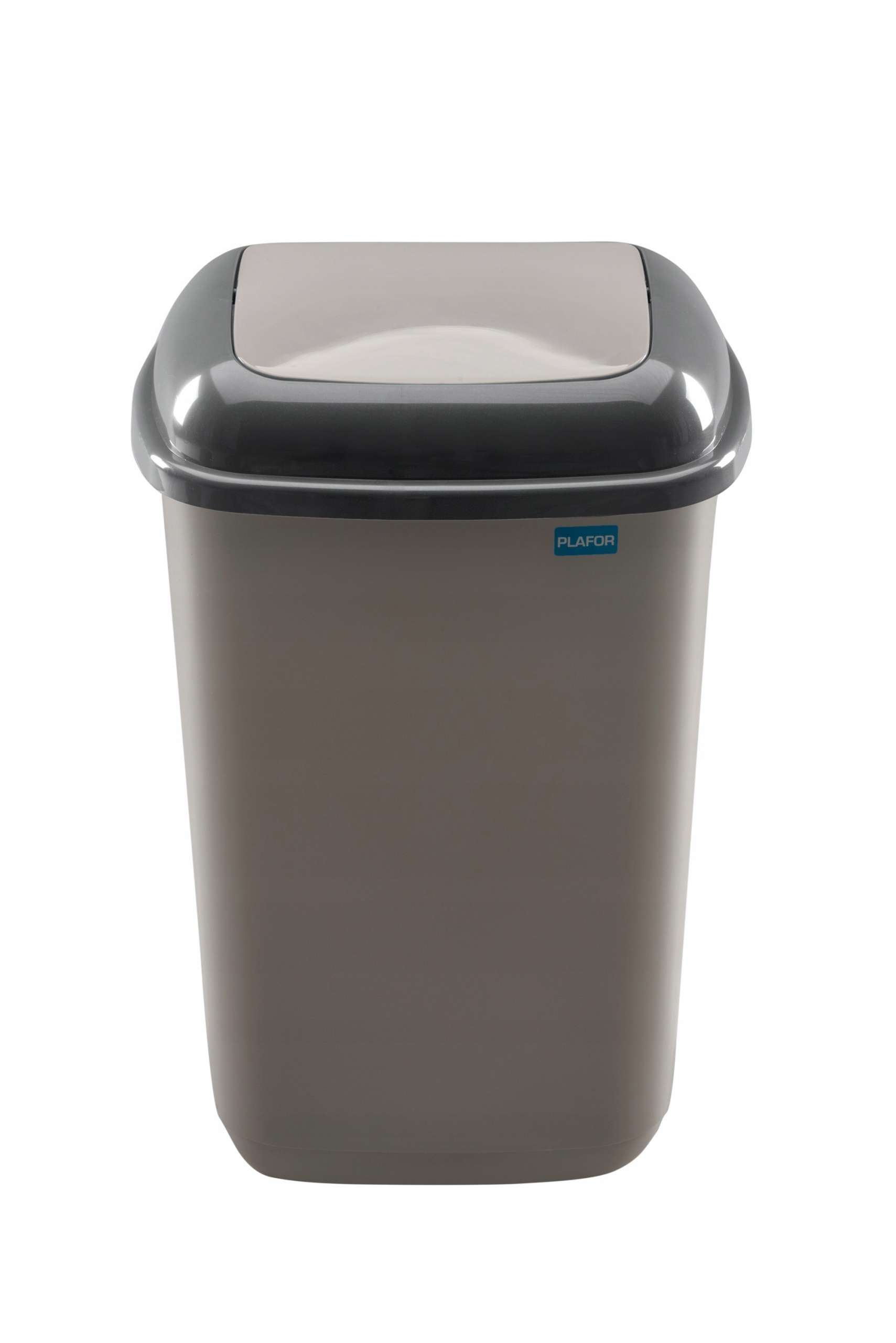Levně Béžový Odpadkový Koš S Vyklápěcím Víkem 45L