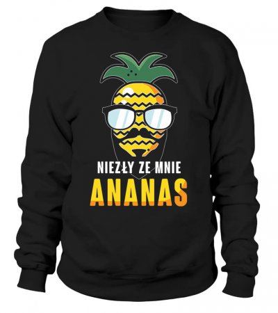 Pánská Mikina Pěkný Ananas M Černá Dárek Pro Chlapa Pro