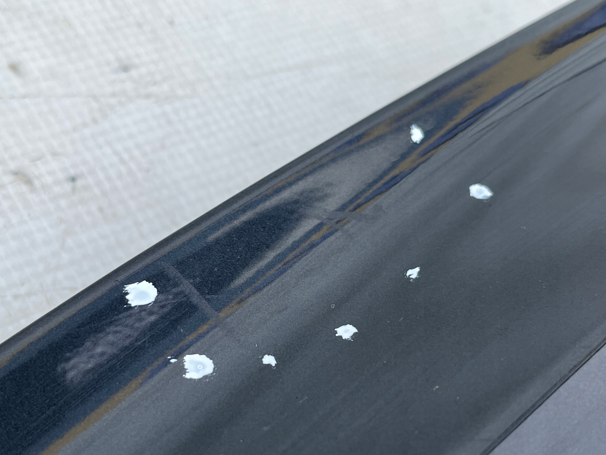 BMW F10/F11M-PAKIET diffusore Paraurti posteriore nero